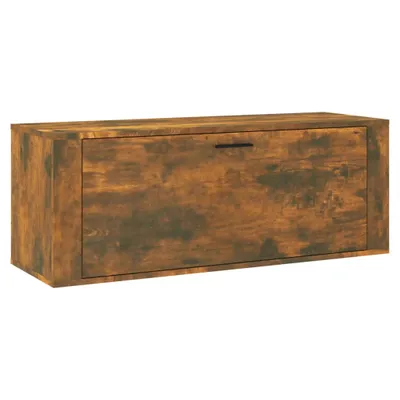 Produktbild von vidaXL Wand-Schuhschrank Räuchereiche 100x35x38 cm Holzwerkstoff