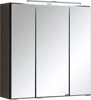 Productafbeelding van Spiegelschaaf COMO-03, grijs, afmetingen (breedte x hoogte x diepte) ongeveer: 60 x 64 x 20 cm