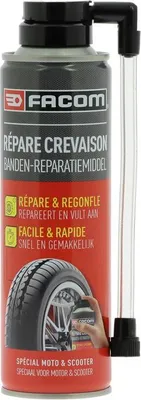 Immagine prodotto di Kit riparazione forature moto, 250 ml, senza smontaggio, per pneumatici fino a 190 mm