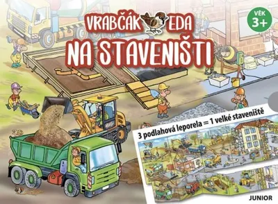 Obrázek produktu pro Vrabčák Eda na staveništi - 3 podlahová leporela = 1 velké staveniště