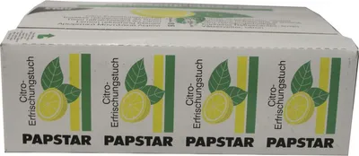 Produktbild von Papstar Erfrischungstücher mit Citrusduft 14 x 14 cm 200 Stück