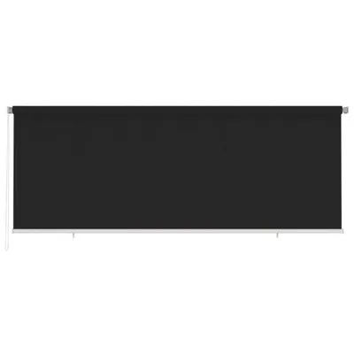 Image de vidaXL Store extérieur 400x140 cm noir HDPE