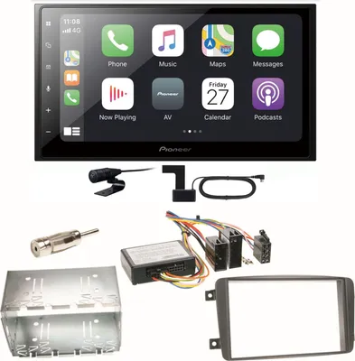 Produktbild von Pioneer SPH-DA250DAB DAB+ Einbauset für Mercedes C-Klasse W203 CLK W208 W209