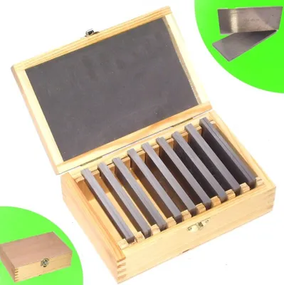 Obrázek produktu pro Paralelní podložka 100mm Sada paralelních podložek 55542 Frézovací podložky 9 párů 18ks