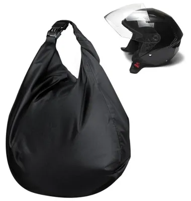 Immagine prodotto di Borsa da casco da 30 litri, chiudibile a chiave, Oxford, impermeabile, adatta per casco da motocicletta, bicicletta, sci, basket, fitness