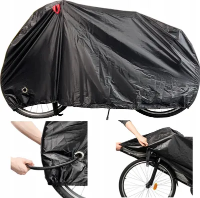 Immagine prodotto di Telo impermeabile per bicicletta taglia S - Nero