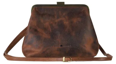 Produktbild von Greenburry Vintage Clappy Umhängetasche Leder 23 cm