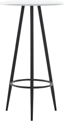 Produktbild von Bartisch, Stehtisch, Hoher Tisch, Bar Table, Thekentisch, Bar Tisch, Bistrotisch, Küchentisch, Weiß 60×107,5 cm MDF