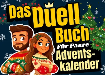 Produktbild von Adventskalender für Paare - Das Duell-Buch