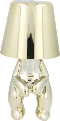 Produktbild von GOLD MAN Art Deco Nachttischlampe sitzend (Muster 2) MLTL