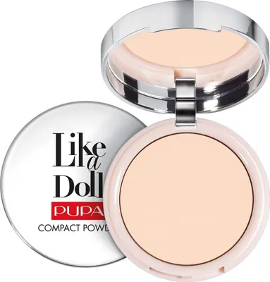 Image de Like A Doll Nude Skin Compact Powder SPF15 puder matujący 001 Porcelain 10g