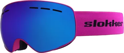 Produktbild von SLOKKER Stalle Kinder Skibrille verspiegelt pink