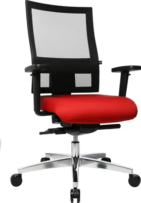 Produktbild von Fitness-Drehstuhl Schreibtischstuhl Bürostuhl Topstar Sitness 60 rot