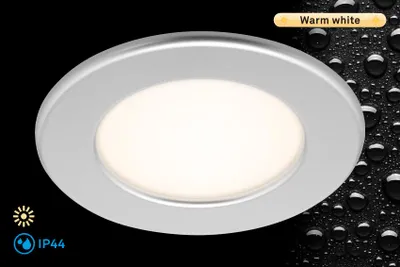Immagine prodotto di Luce da incasso a LED, Ø 11,5 cm, 6 W, cromo opaco, Briloner Leuchten