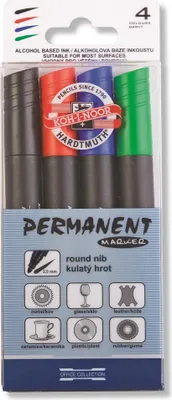 Produktbild von KOH Marker Permanent 4005 Rundspitze 2-5 mm 4er