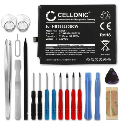 Produktbild von CELLONIC Akku kompatibel mit Huawei Honor 9, P10, HB386280ECW