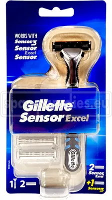 Obrázek produktu pro Gillette Sensor Excel, Bílá, PEG-115M; PEG-7M; PEG-100; BHT, 54,2 mm, 100 mm, 216,8 mm, 85 g