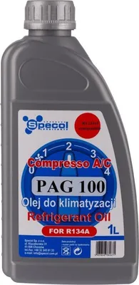 Zdjęcie produktu dla Olej Do Klimatyzacji Specol Compresso Pag 100 Bez Uv 1L