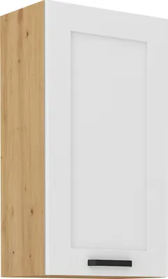 Produktbild von Kondela Oberer Küchenschrank Lula 50 G-90 1F – Weiß / Artisan-Eiche
