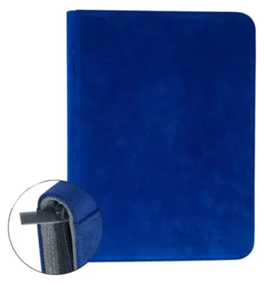 Produktbild von Ultra Pro Vivid Deluxe 9-Pocket Zippered PRO-Binder Blue