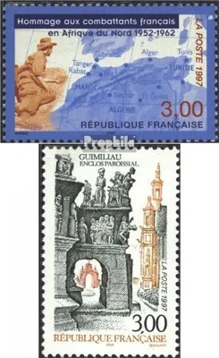 Produktbild von Briefmarken Frankreich 1997 Mi 3215,3224 (kompl.Ausg.) gestempelt Soldaten
