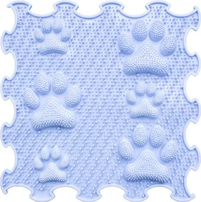 Image de Ortotho Tapis de massage sensoriel dur bleu 30x30 cm