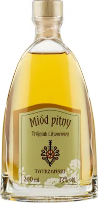 Produktbild von Trojniak Tatrzanski Litworowy 200 ml | Met Honigwein Metwein Honigmet | 200 ml | 13% Alkohol | nalewkatatrzanska.pl | Geschenkidee | 18+