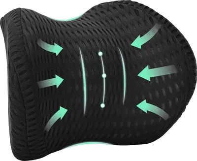 Immagine prodotto di vidaXL Cuscino cervicale nero in schiuma viscoelastica 30,5 x 21,5 x 13 cm