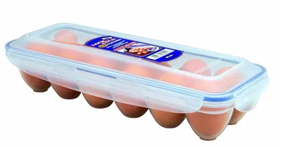 Produktbild von Neuerts Vorteilset: 2 x  LocknLock  Classic Special für 12 Eier  325 x 125 x 80 mm HPL954 und Geschenk + Spende
