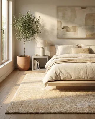 Produktbild von Shaggy Pisa beige (170x240 cm), KI-generiertes Bild
