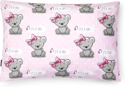 Imagen del producto de Funda de cojín para niños, 100% algodón, 25 x 50 cm, con cremallera, ideal para habitaciones de bebés y niños