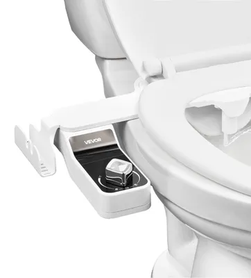 Produktbild von VEVOR Bidet-Toilettenaufsatz 7 mm ultradünner Toilettensitz-Aufsatz mit 2 einzie