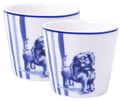 Heinen Delfts Blauw – Eierbecher Teckel Nhaan 2 st. – Bild 1