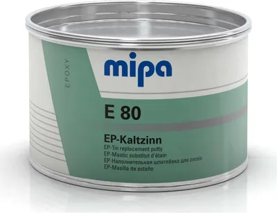 Produktbild von MIPA E80 2K Kaltzinn Schwemmzinnersatz Metallspachtel 1kg