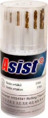 Obrázek produktu pro Sada HSS vrtáků 11ks