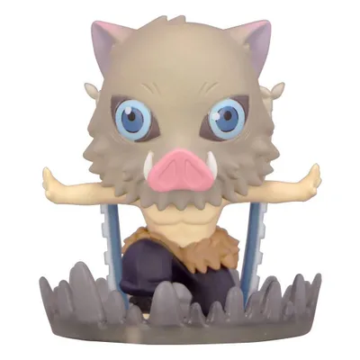 Image de Statue PVC Hashibira Inosuke Demon Slayer Kimetsu no Yaiba Hold (7 cm)