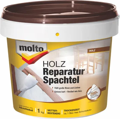 Zdjęcie produktu dla Molto Holz Reparatur Spachtel, 1 h, 1 szt.