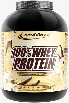 Produktbild von IronMaxx 100% Whey Protein - 2350g-Dose Vanille