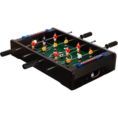Obrázek produktu pro GamesPlanet® Mini stolní fotbálek, 51 x 31 x 8 cm, černý