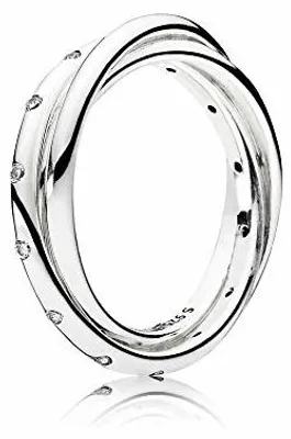 Obrázok produktu pre Prsteň Pandora, striebro 925, zirkón, veľkosť 54, model 191034CZ-54