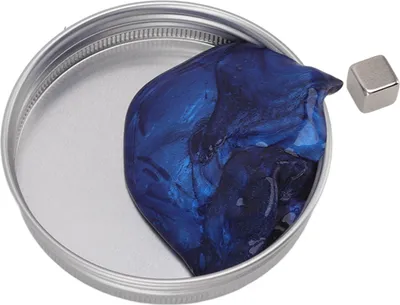 Obrázek produktu pro Magnetický tmel s vysokým napětím Bezpečná pryskyřice Magnetické skákací bláto Hračka na uvolnění stresu s magnetem Modrá