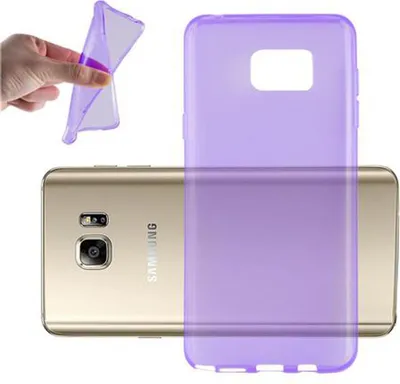 Produktbild von Cadorabo Hülle für Samsung Galaxy NOTE 5 Schutz Hülle in Lila Schutzhülle TPU Silikon Cover Etui Case