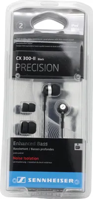 Obrázok produktu pre Sennheiser CX 300-II Precision In Ear corded Headset, schwarz