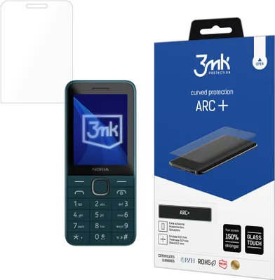 Produktbild von 3mk Display Schutzfolie ARC+ für Nokia 225 4G (2024) 0,17mm  Self-Heal