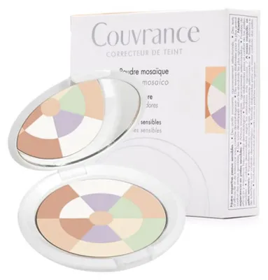 Obrázok produktu pre AVENE Couvrance Mosaic Powder LUMIERE s hubkou. Hubka, 10 g prášku