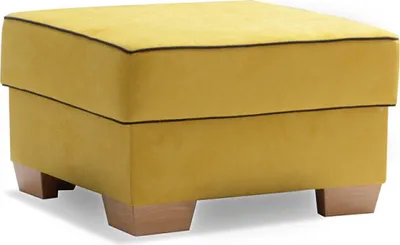 Immagine prodotto di Sgabello imbottito MIRNA - giallo / faggio