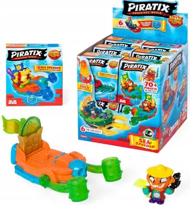 Obrázek produktu pro Piratix Shark Treasure Sea Speeder 1szt.(figurka)
