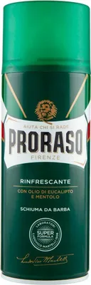 Immagine prodotto di Proraso Verde Tutte Le Barbe Schiuma da Barba, 1 Pezzo 400 Ml Confezione Da 1