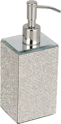 Produktbild von Famanu Seifenspender mit Strasssteinen - Silber