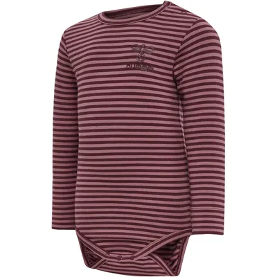 Produktbild von hummel hmlMULLE langarm Baby-Body 3430 - windsor wine 56
